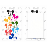 ID Card Badge Holder - Mickey & Friends - Mickey Mouse Rainbow Heads Pattern