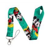 Lanyard - Disney - Mickey Mouse on Green Background