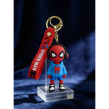 3D PVC Figure Keychain - Spider-Man - Chibi Hoodie Headphones