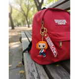 3D PVC Figure Keychain - Stranger Things - Max Mayfield Funko Pop-style Figure On Skateboard