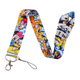 Lanyard - Disney - Mickey Mouse, Minnie Mouse, Donald Duck, Pluto, Goofy, Daisy Duck, Chip 'n' Dale