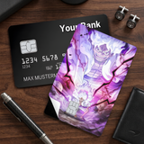 Credit Card Skin Sticker - One Piece - Luffy Gear 5 With Purple Energy - Holographic