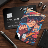 Credit Card Skin Sticker - One Piece - Painterly Style Monkey D. Luffy