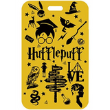 ID Card Badge Holder - Harry Potter - Hufflepuff Yellow Black Icons