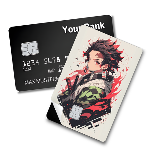 Credit Card Skin Sticker - Demon Slayer - Tanjiro Kamado