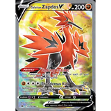Card Keychain - Pokémon - Galarian Zapdos V full art holo