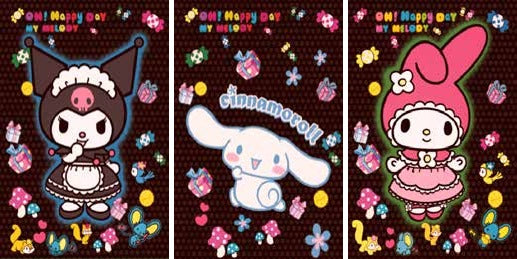 3D Lenticular Poster 12x16 - Sanrio - Kuromi, Cinnamoroll, My Melody