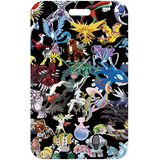 ID Card Badge Holder - Pokémon - Legendary Pokémon Collage On Black Background