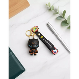 3D PVC Figure Keychain - Marvel - Chibi Black Panther Variant 2