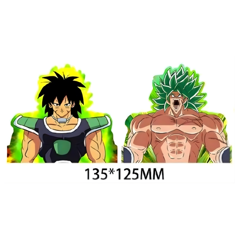 3D Lenticular Sticker - Dragon Ball - Broly & Legendary Super Saiyan Broly