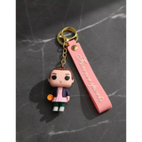 3D PVC Figure Keychain - Stranger Things - Eleven With Eggos
