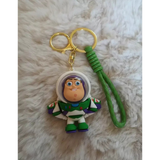 3D PVC Figure Keychain - Toy Story - Buzz Lightyear Open Helmet