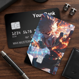 Credit Card Skin Sticker - My Hero Academia - Katsuki Bakugo With Explosions - Holographic