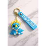 3D PVC Figure Keychain - How to Train Your Dragon - Stormfly Chibi Sitting