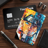Credit Card Skin Sticker - Naruto - Uzumaki Painterly Colorful Portrait