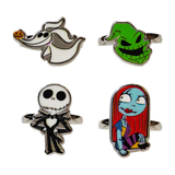 Ring Set - The Nightmare Before Christmas - Jack Sally Zero Oogie 4pc