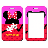 ID Card Badge Holder - Mickey & Friends - Minnie Mouse Red Polka Dot Dress