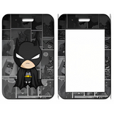 ID Card Badge Holder - DC Comics - Chibi Batman On Comic Book Panels