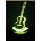 3D LED Night Light - Guitar