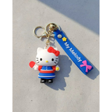 3D PVC Figure Keychain - Hello Kitty - Kitty Ping Pong Player
