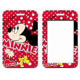 ID Card Badge Holder - Mickey & Friends - Minnie Mouse Red Polka Dot Bow (Style 4)