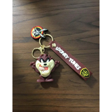 3D PVC Figure Keychain - Looney Tunes - Taz Sticking Tongue Out
