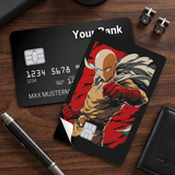 Credit Card Skin Sticker - One-Punch Man - Saitama Throwing A Powerful Punch