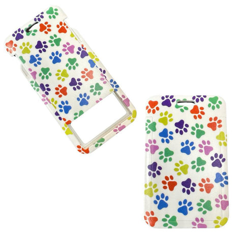 ID Card Badge Holder - Animal - Dog Paws