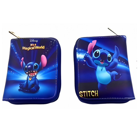 Zippered Short Wallet - Disney - Lilo & Stitch