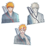 3D Lenticular Sticker - Bleach - Ichigo Kurosaki Half Hollow Three Forms