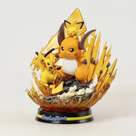 Statue & Figure - Pokemon - Pichu, Pikachu & Raichu Evolution Statue