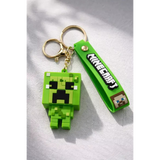 3D PVC Figure Keychain - Minecraft - Chibi Creeper