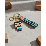 3D PVC Figure Keychain - Minecraft - Steve Blocky Figure