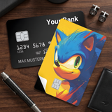 Credit Card Skin Sticker - Sonic the Hedgehog - Sonic On Yellow Background