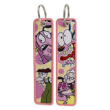 Embroidery Keychain - Courage the Cowardly Dog - Courage