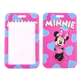 ID Card Badge Holder - Disney - Minnie Mouse Pink Blue Hearts Standing