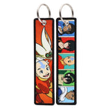 Embroidery Keychain - Avatar: The Last Airbender - Aang And Main Cast