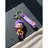 3D PVC Figure Keychain - KPop Demon Hunters - Jia With Sword