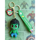 3D PVC Figure Keychain - Marvel - Chibi Hulk Angry Variant 2