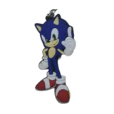 Sonic Running PVC keychain