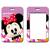 ID Card Badge Holder - Mickey & Friends - Minnie Mouse With Pink Bows Pattern