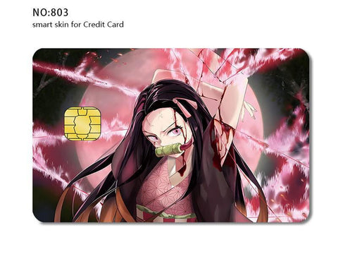 Credit Card Skin Sticker - Demon Slayer - Nezuko