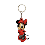 Disney Minnie Mouse Red Polka Dot Dress PVC keychain