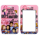 ID Card Badge Holder - Grey's Anatomy - Cast With Quote And Skyline