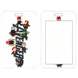 ID Card Badge Holder - Marvel - Chibi Avengers Characters With Avengers Text