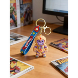 3D PVC Figure Keychain - Marvel - Chibi Thanos Gold Armor