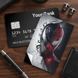 Credit Card Skin Sticker - Marvel - Spider-man Being Taken Over By Venom - Holographic