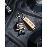 3D PVC Figure Keychain - Michael Jackson - Thriller Era Chibi Figure