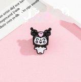 Bracelet Charm - Sanrio - Kuromi face black jester hat