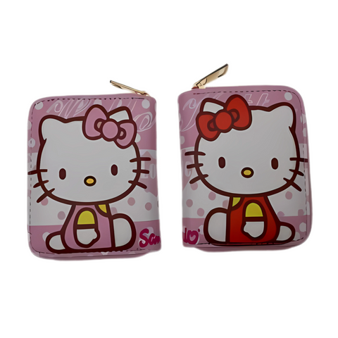 Zippered Short Wallet - Sanrio - Hello Kitty